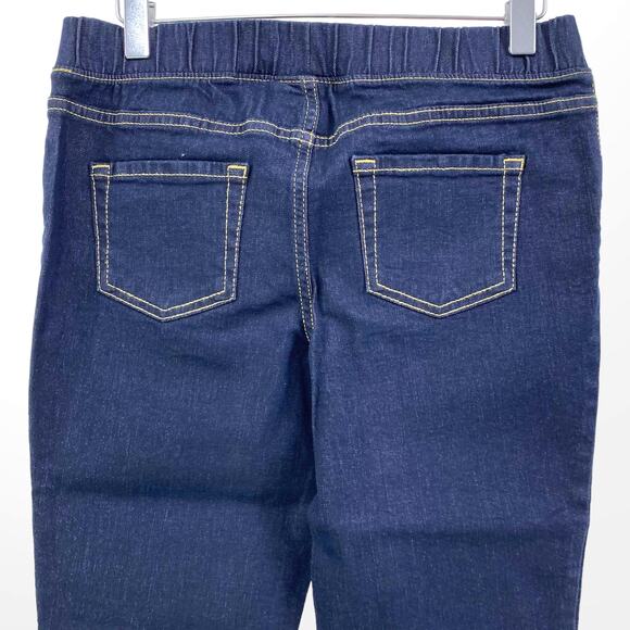 CAT AND JACK Dark Wash Adjustable Waist Pull On Skinny Jeans - Picture 8 of 10